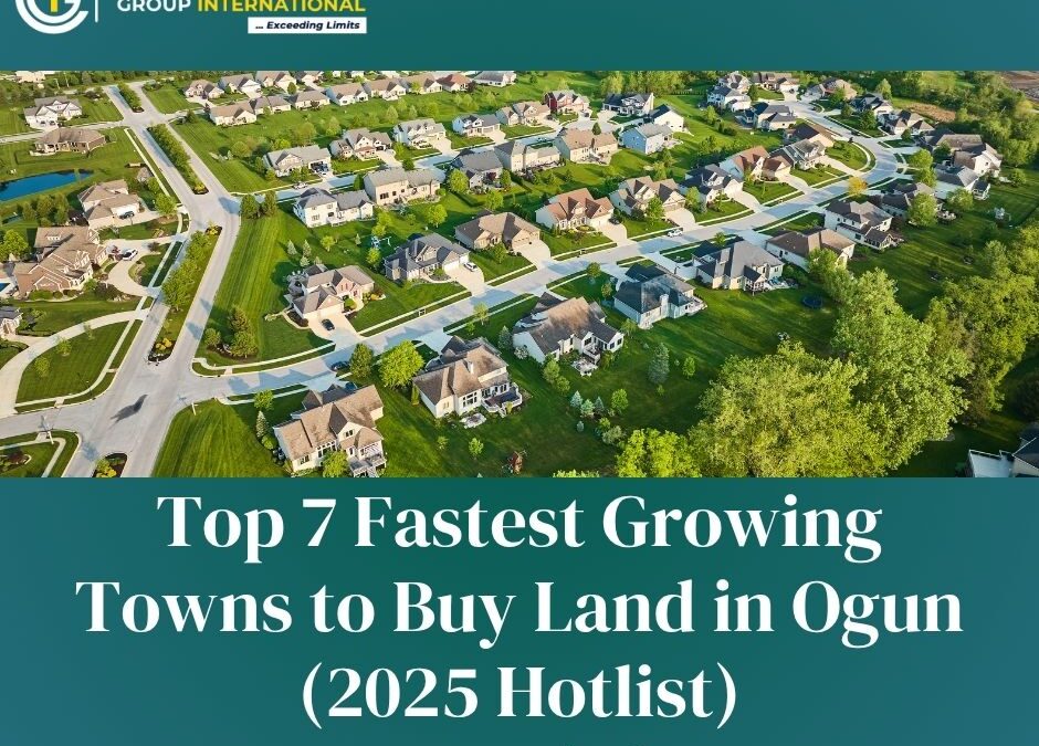 fastest growing towns to buy land in Ogun